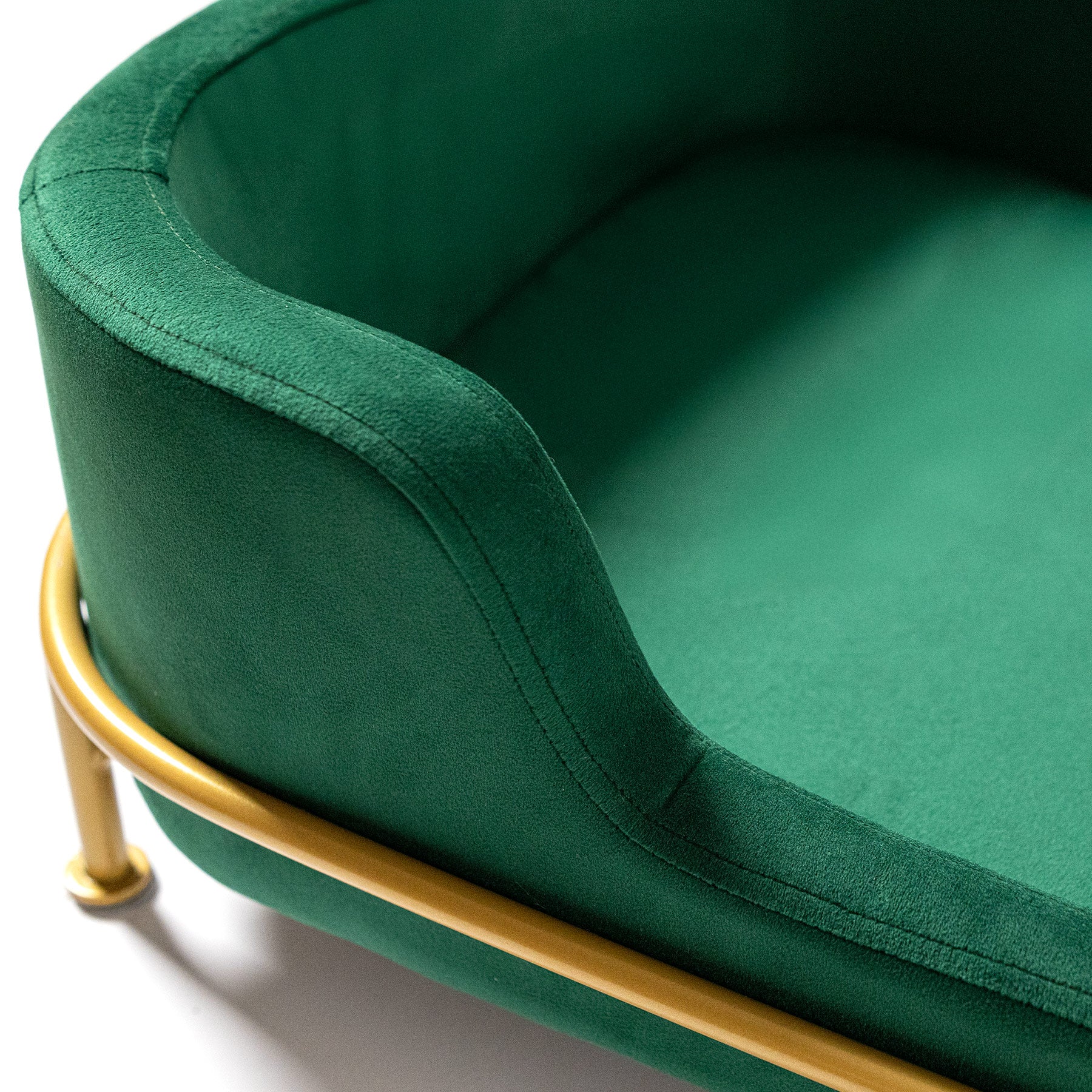 Green Sofa - Velvet Emerald BRAUBRAU for Pets (Dogs and Cats)