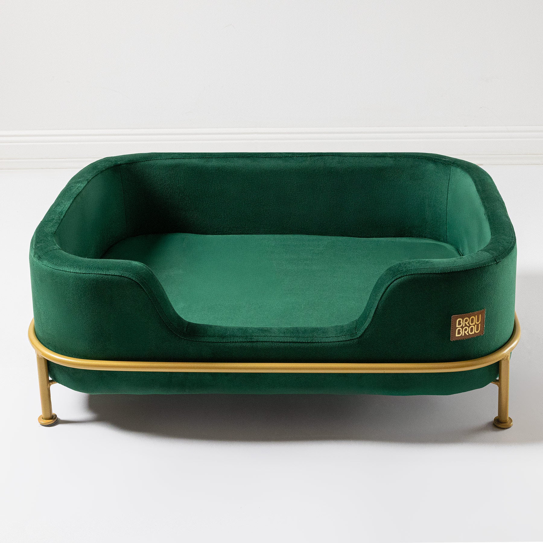Green Sofa - Velvet Emerald BRAUBRAU for Pets (Dogs and Cats)