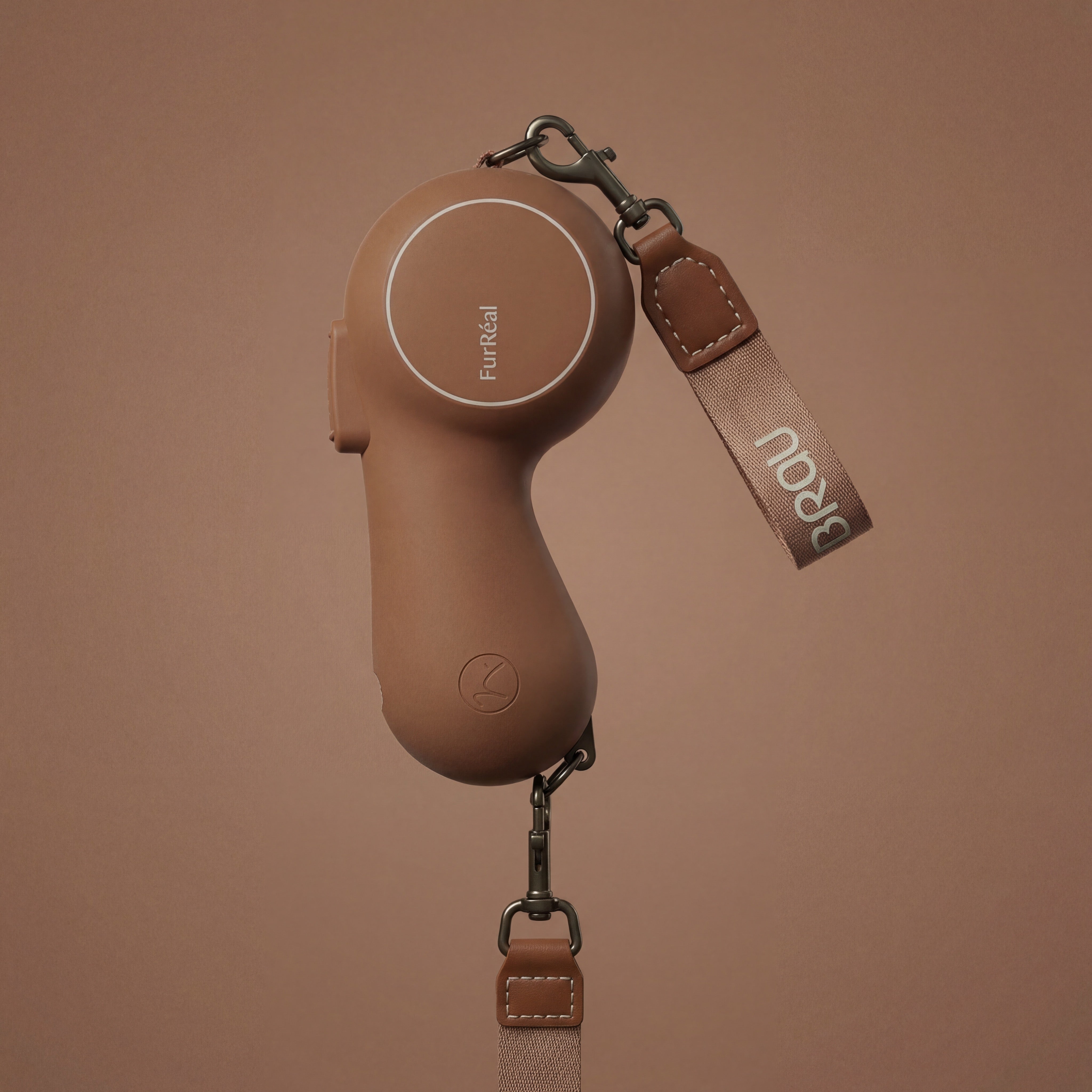 Lesă Retractabilă Smart cu Mâner Încălzit și Baterie Externă 4800 mAh pentru câini și pisici - FurReal X BRAUBRAU