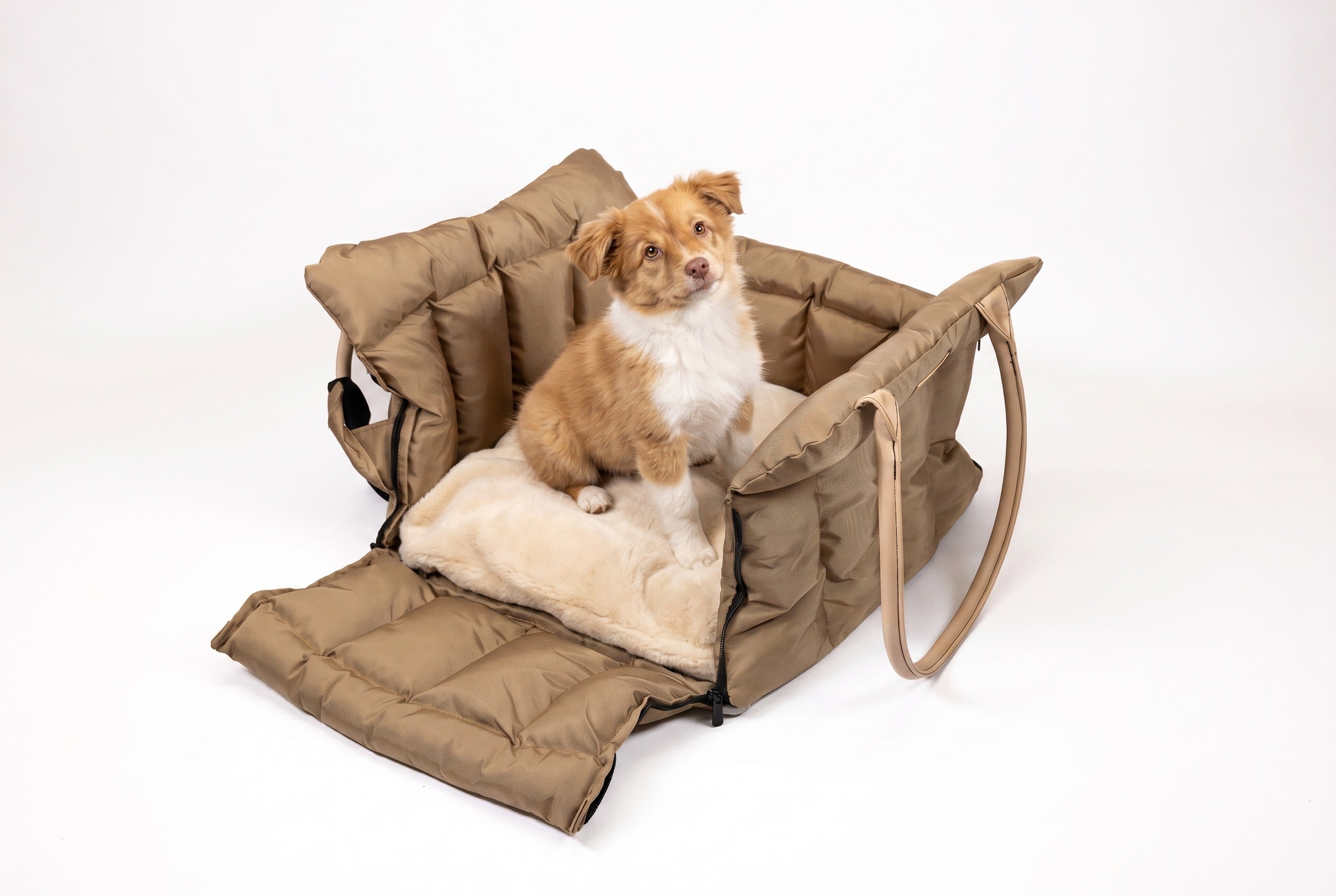 Grey Bed - Orthopedic Silk BRAUBRAU for Pets (Dogs and Cats)