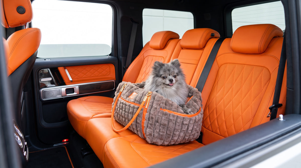 Grey Bed - Orthopedic Silk BRAUBRAU for Pets (Dogs and Cats)