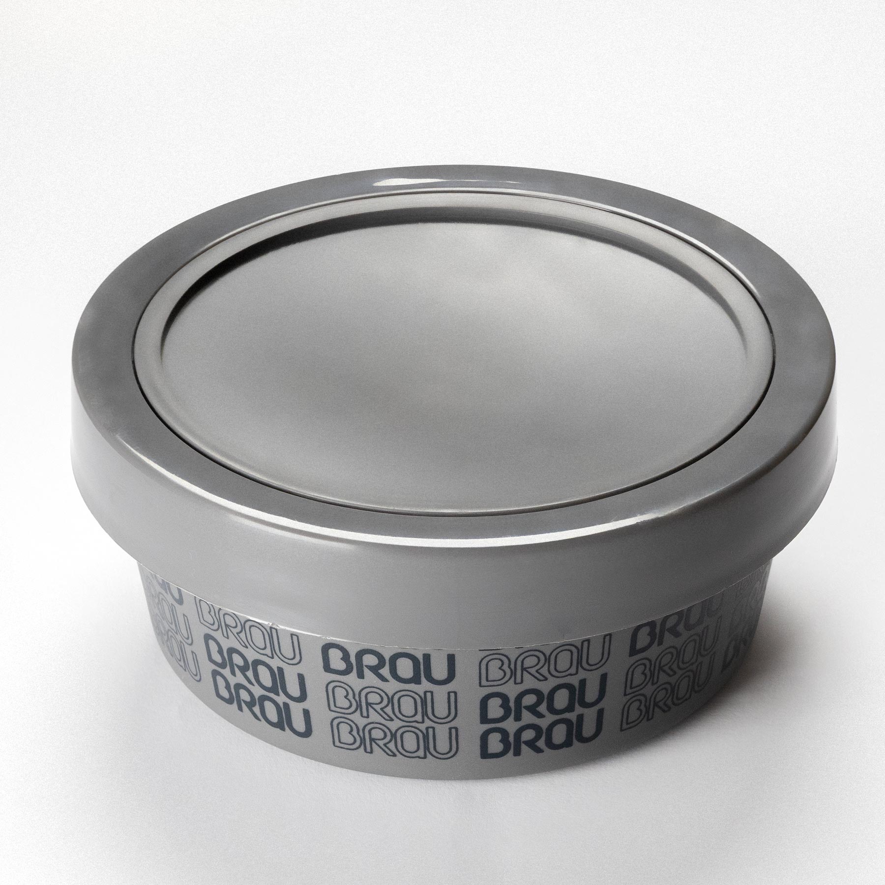 BRAUBRAU Grey Pet Bowl Set (Dogs &amp; Cats)