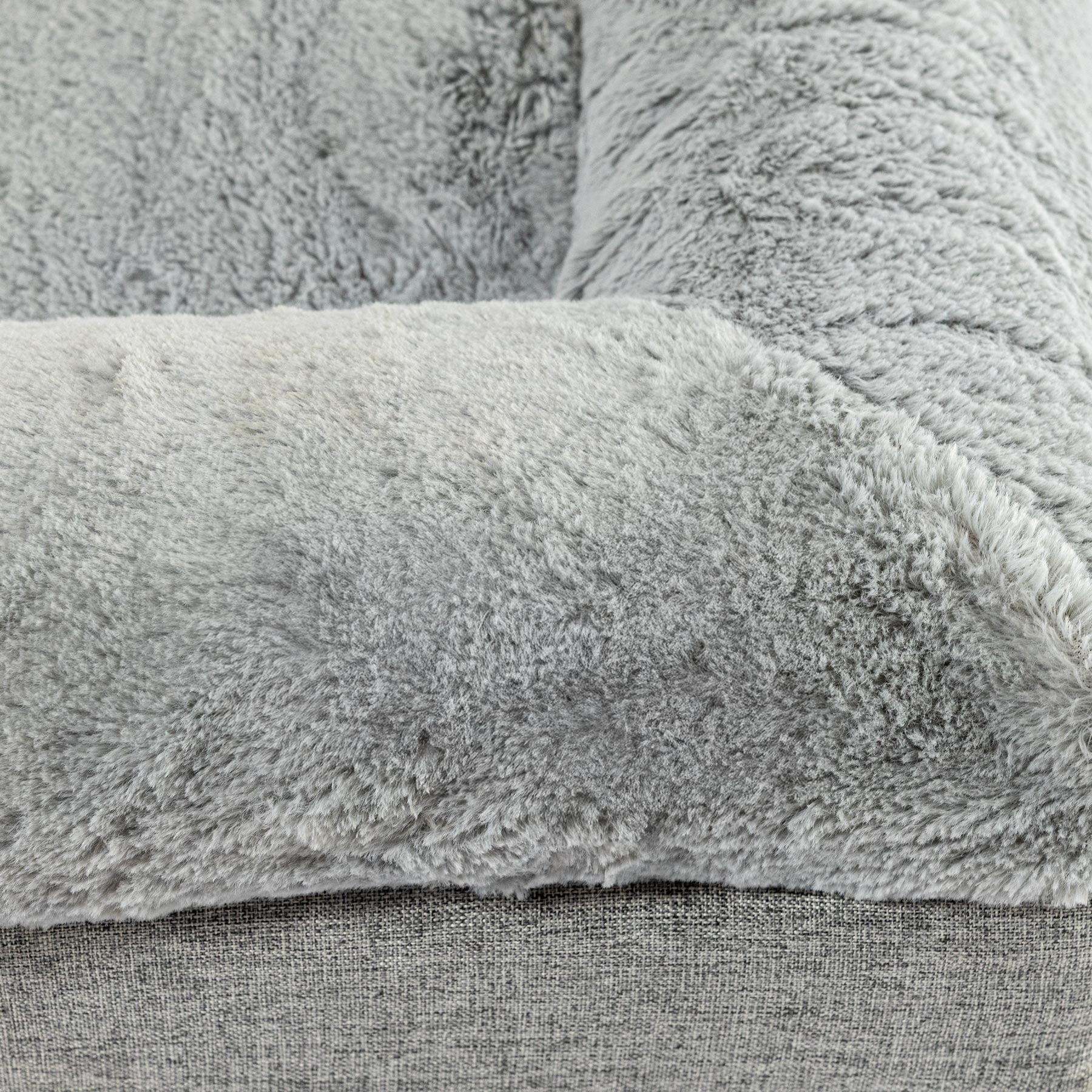 Grey Bed - Orthopedic Silk BRAUBRAU for Pets (Dogs and Cats)