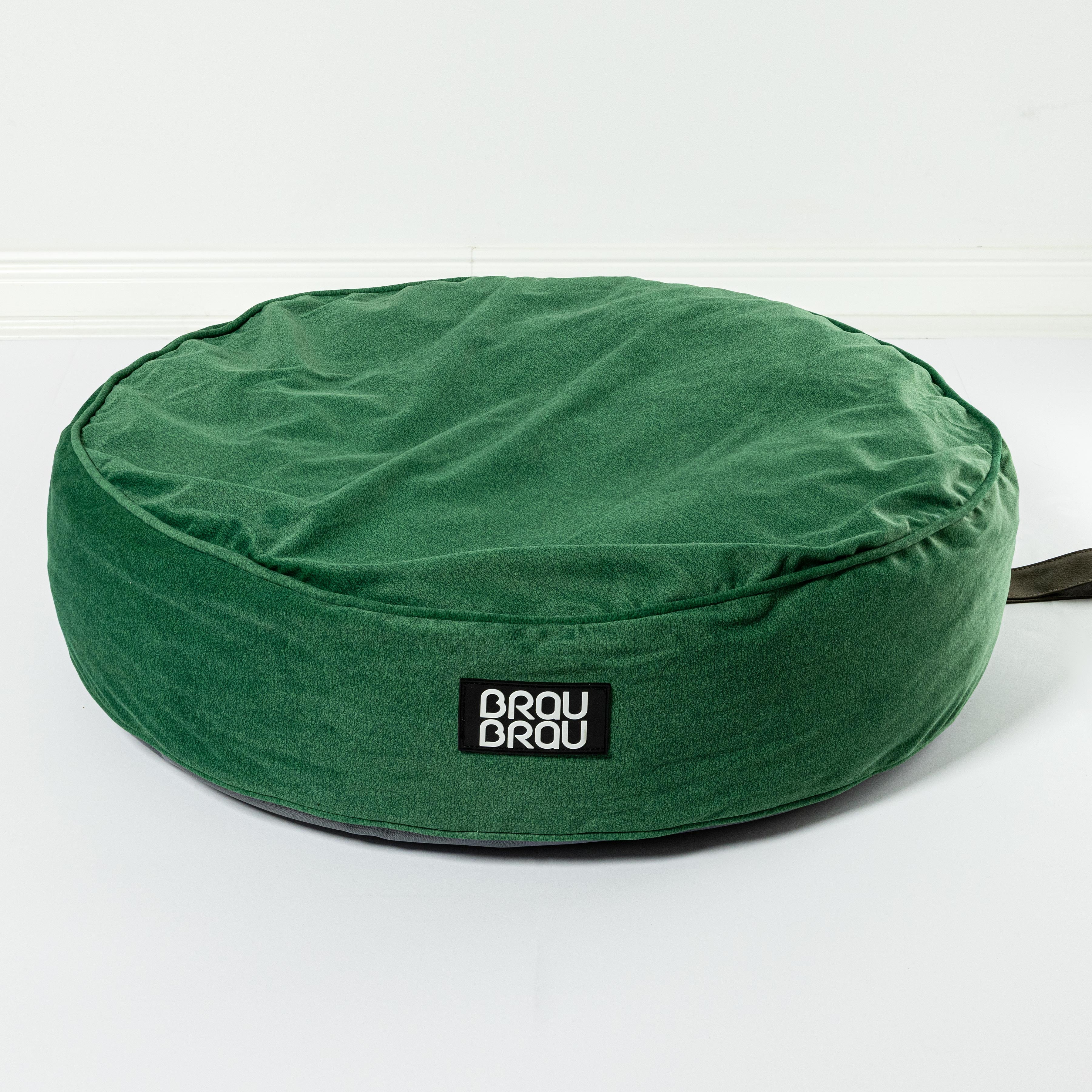 Orange/Green Cushion - Rotonda BRAUBRAU for Pets (Dogs and Cats)