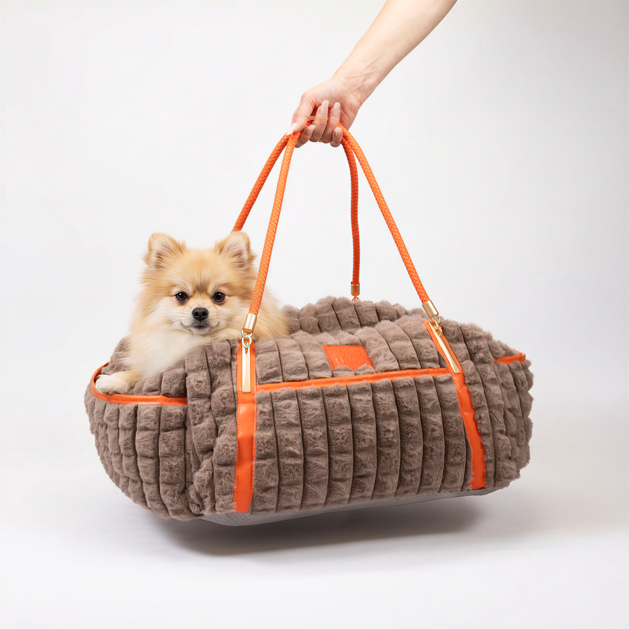 Grey Bed - Orthopedic Silk BRAUBRAU for Pets (Dogs and Cats)