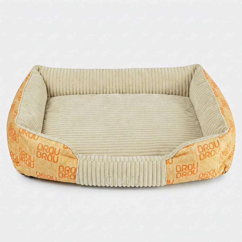 Grey Bed - Orthopedic Silk BRAUBRAU for Pets (Dogs and Cats)