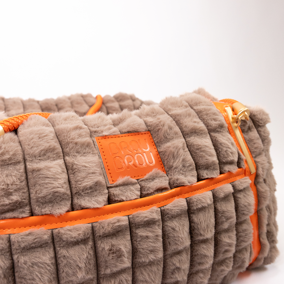 Grey Bed - Orthopedic Silk BRAUBRAU for Pets (Dogs and Cats)