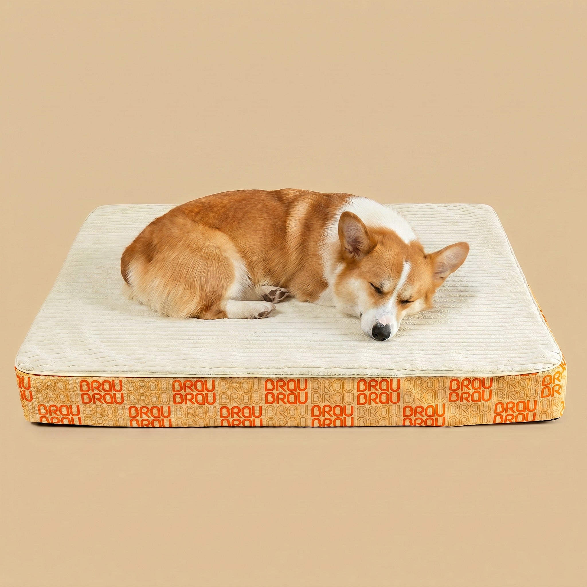 Grey Bed - Orthopedic Silk BRAUBRAU for Pets (Dogs and Cats)
